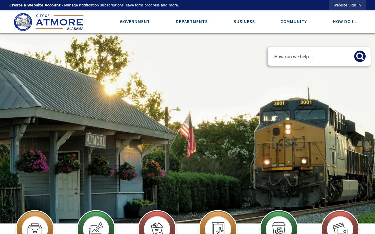 Atmore criminal records information on the official city homepage