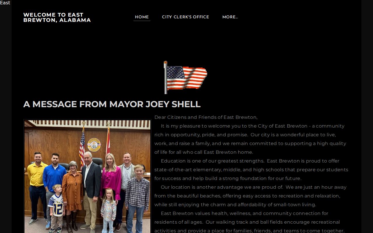 East Brewton criminal records information on the official city site