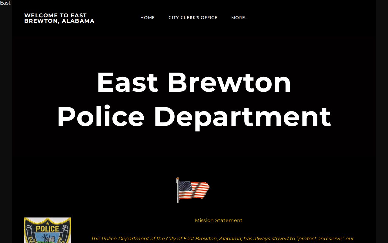 Escambia County criminal records at East Brewton Police Department